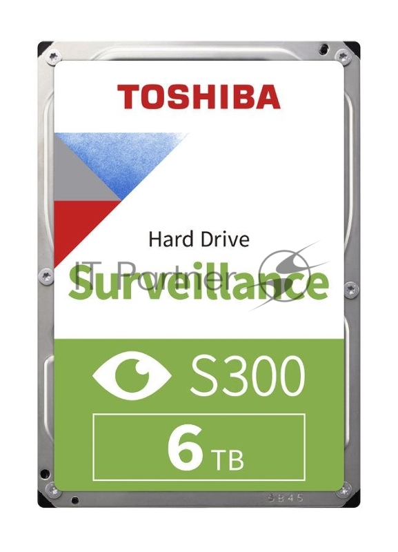 Жесткий диск TOSHIBA HDWT860UZSVA/HDKPB06Z0A01S S300 Surveillance 6ТБ 3,5 5400RPM 256MB SATA-III