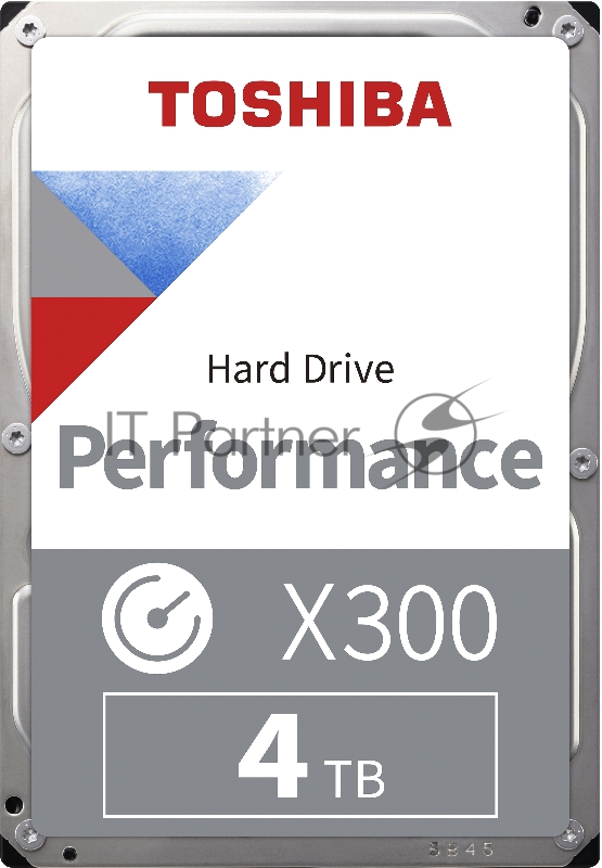 Жесткий диск HDD Toshiba X300 SATA3 4Tb 3.5 7200 256Mb (analog HDWE140UZSVA)