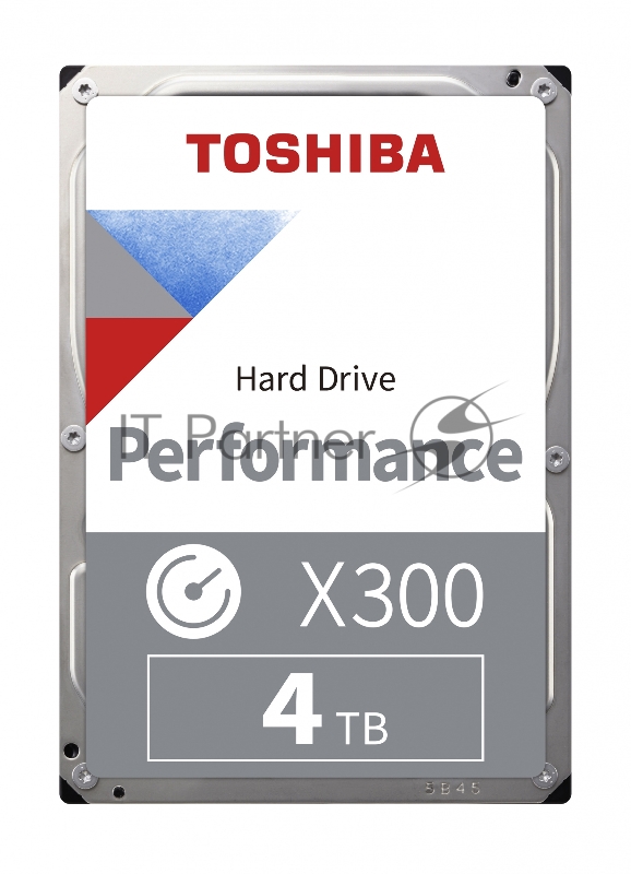 Жесткий диск HDD Toshiba X300 SATA3 4Tb 3.5 7200 256Mb (analog HDWE140UZSVA)