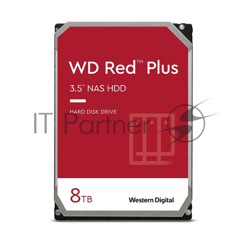 Жесткий диск WD Red Plus™ WD80EFZZ 8ТБ 3,5 7200RPM 128MB (SATA-III) NAS Edition (замена WD80EFBX)