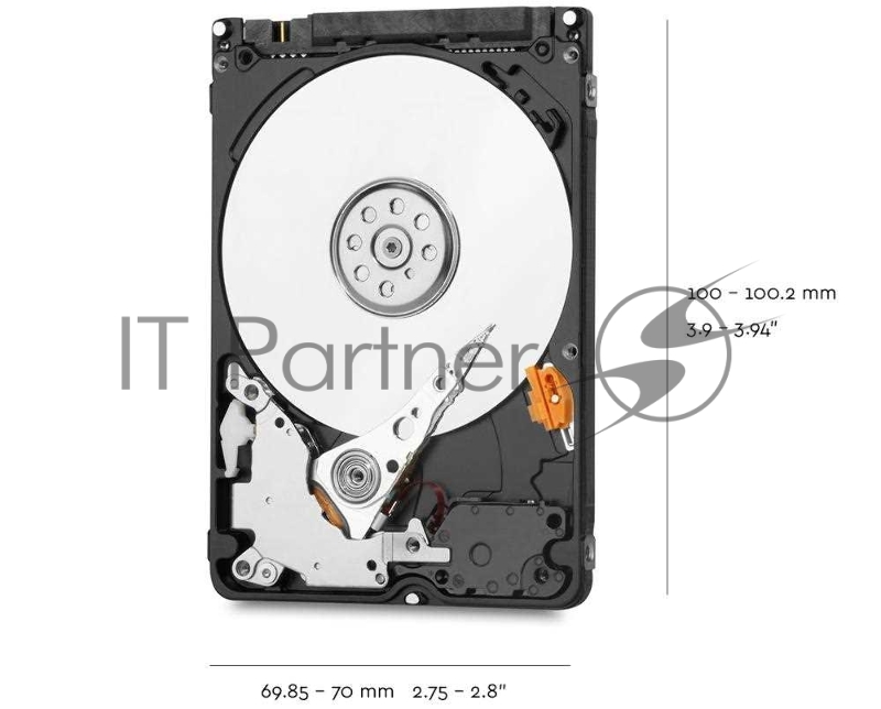 Жёсткий диск WD Blue™ WD20SPZX 2ТБ 2,5 5400RPM 128MB (SATA-III) Mobile