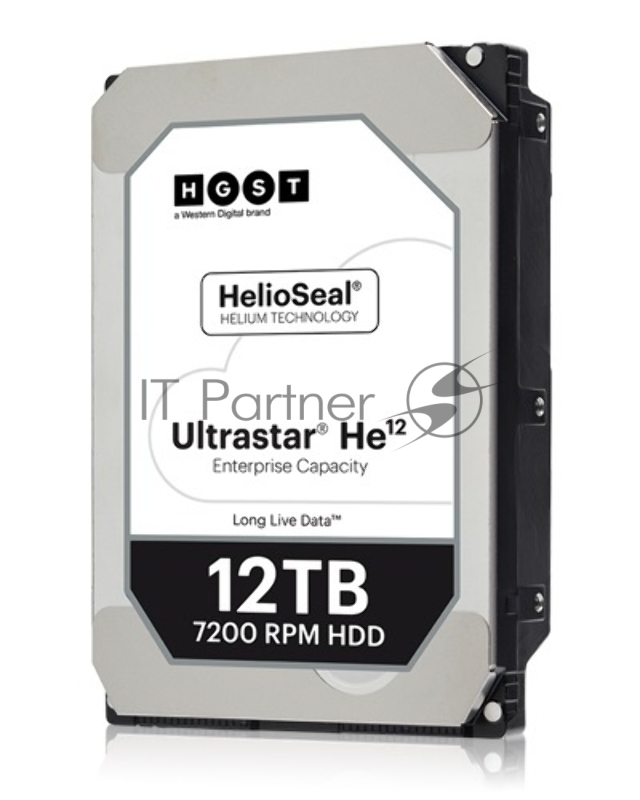 Жесткий диск HDD Western Digital Ultrastar HE12 (3.5’’, 12TB, 256MB, 7200 RPM, SATA 6Gb/s, 512E SE) SKU: 0F30146