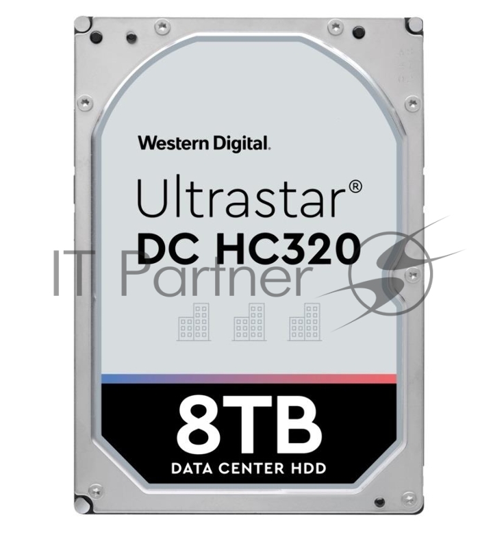 Жесткий диск Western Digital SATA-III 8Tb 0B36404 HUS728T8TALE6L4 Ultrastar DC HC320 (7200rpm) 256Mb 3.5