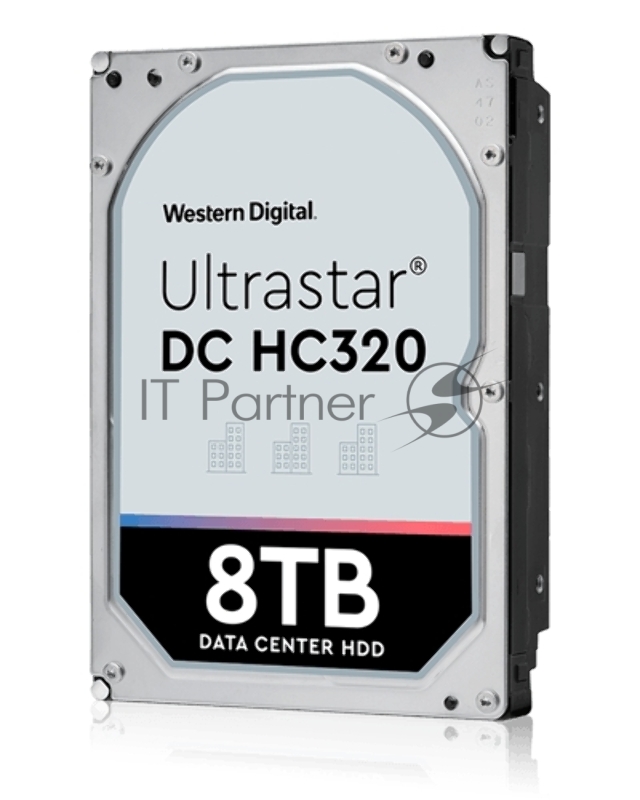 Жесткий диск Western Digital SATA-III 8Tb 0B36404 HUS728T8TALE6L4 Ultrastar DC HC320 (7200rpm) 256Mb 3.5