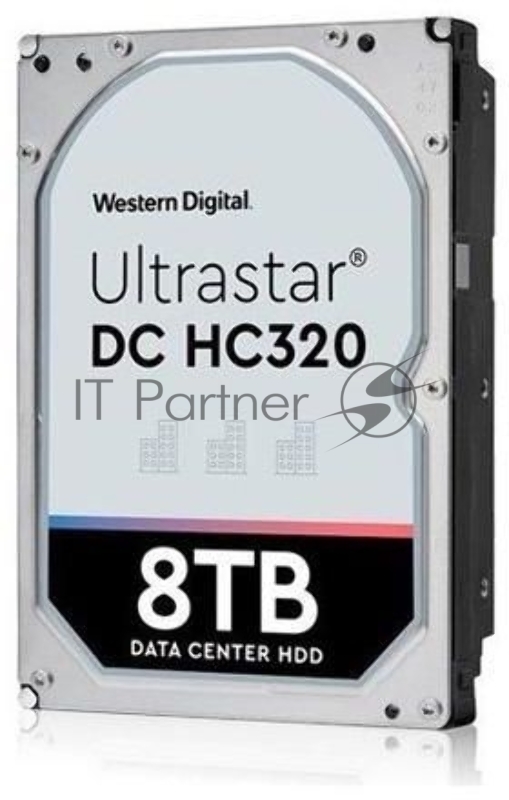 Жесткий диск Western Digital SATA-III 8Tb 0B36404 HUS728T8TALE6L4 Ultrastar DC HC320 (7200rpm) 256Mb 3.5
