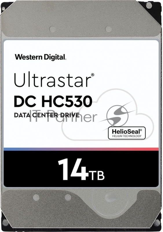 Жесткий диск HDD Server WD/HGST ULTRASTAR HE14 (3.5’’, 14TB, 512MB, 7200 RPM, SATA 6Gb/s, 512E SE), SKU: 0F31284