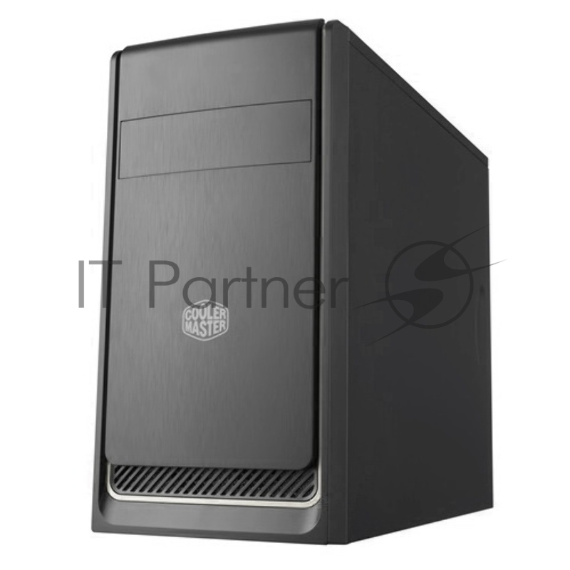 Корпус без БП Cooler Master MasterBox E300L, 2xUSB3.0, 1x120Fan, w/o PSU, Black w/Silver line, mATX