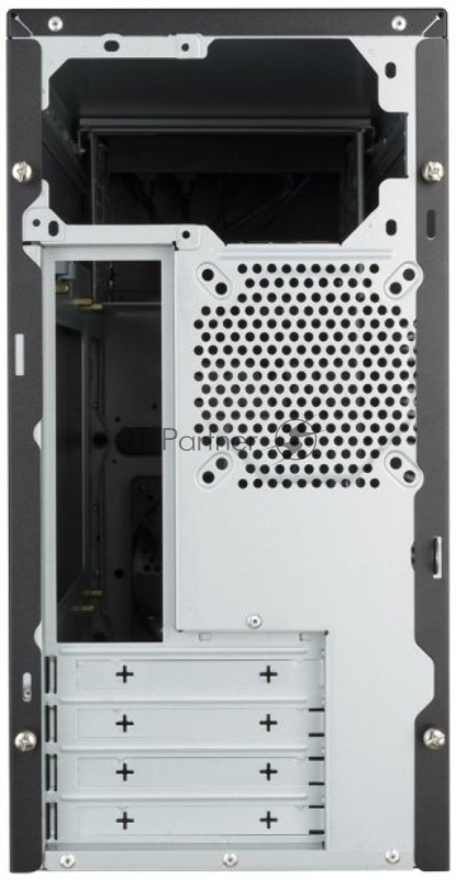 Корпус без БП Cooler Master MasterBox E300L, 2xUSB3.0, 1x120Fan, w/o PSU, Black w/Silver line, mATX