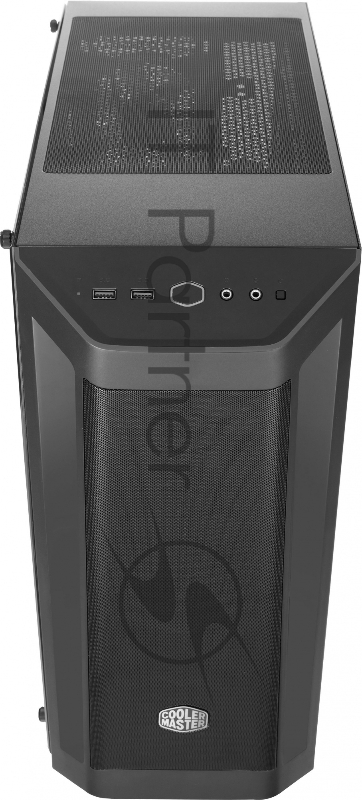 Корпус без БП Cooler Master MasterBox MB511, 2xUSB3.0, 1x120 Fan, w/o PSU, Black, Black Trim, Mesh Front Panel, ATX