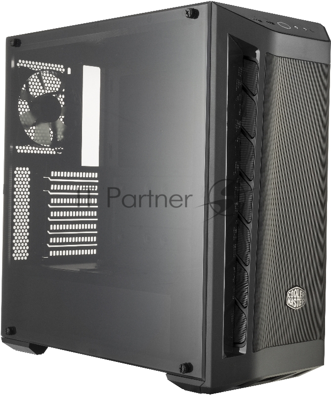 Корпус без БП Cooler Master MasterBox MB511, 2xUSB3.0, 1x120 Fan, w/o PSU, Black, Black Trim, Mesh Front Panel, ATX