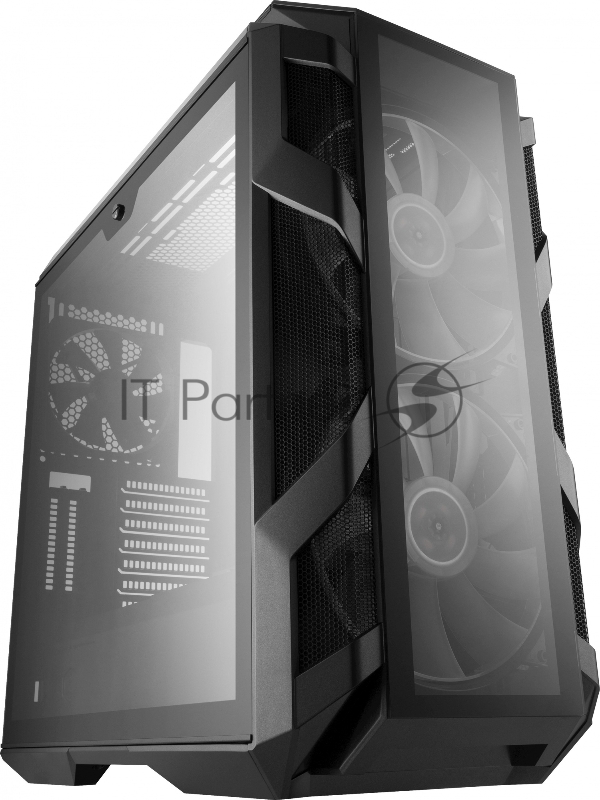Корпус без БП Cooler Master MasterCase H500M, USB3.0x4, USB3.1(Type-C)x1, 2x200RGBFan, 1x140Fan, IronGrey, Full Tower, w/o PSU