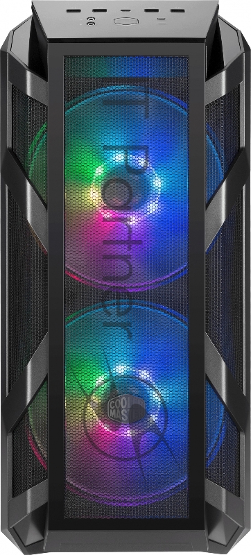 Корпус без БП Cooler Master MasterCase H500M, USB3.0x4, USB3.1(Type-C)x1, 2x200RGBFan, 1x140Fan, IronGrey, Full Tower, w/o PSU
