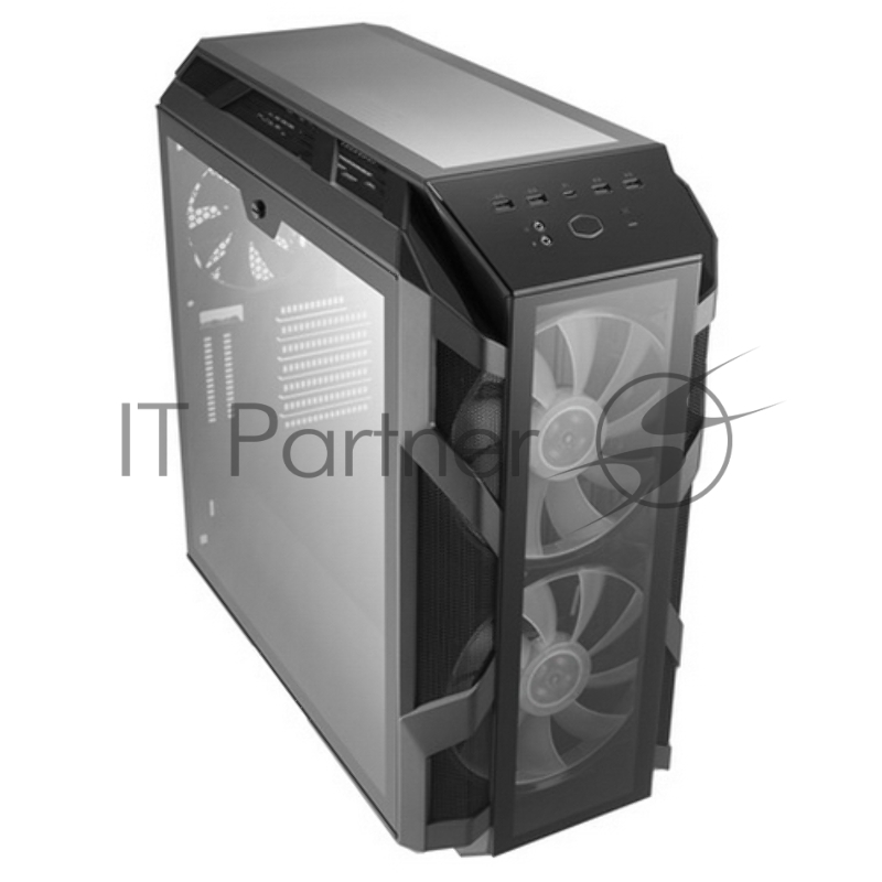 Корпус без БП Cooler Master MasterCase H500M, USB3.0x4, USB3.1(Type-C)x1, 2x200RGBFan, 1x140Fan, IronGrey, Full Tower, w/o PSU