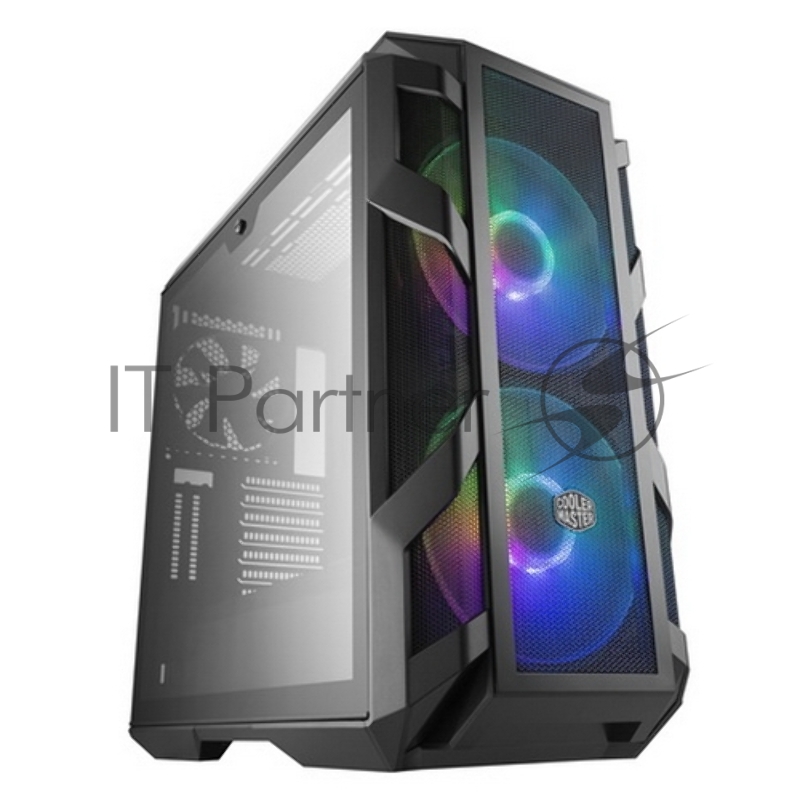 Корпус без БП Cooler Master MasterCase H500M, USB3.0x4, USB3.1(Type-C)x1, 2x200RGBFan, 1x140Fan, IronGrey, Full Tower, w/o PSU