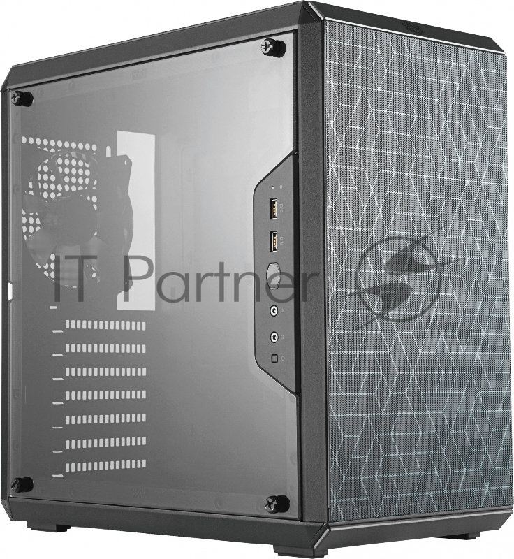 Корпус MIDITOWER ATX W/O PSU Q500L-KANN-S00 COOLER MASTER