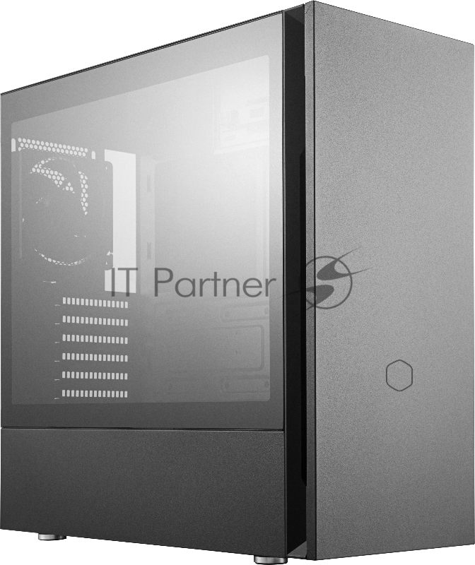 Корпус без БП Cooler Master Silencio S600, USB3.0x2, 1xSD card reader, 2x120 Fan, TG Side Panel, ATX, w/o PSU