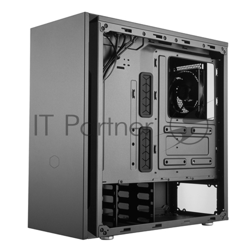 Корпус без БП Cooler Master Silencio S600, USB3.0x2, 1xSD card reader, 2x120 Fan, TG Side Panel, ATX, w/o PSU
