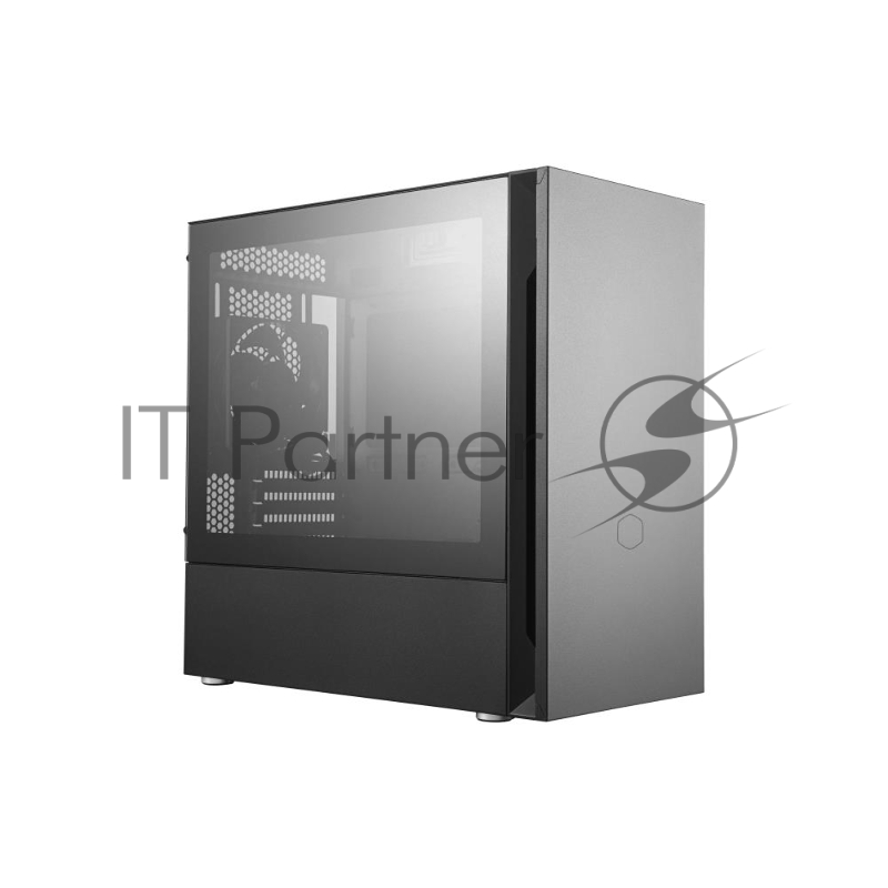 Корпус без БП Cooler Master Silencio S400, USB3.0x2, 1xSD card reader, 2x120 Fan, TG Side Panel, mATX, w/o PSU