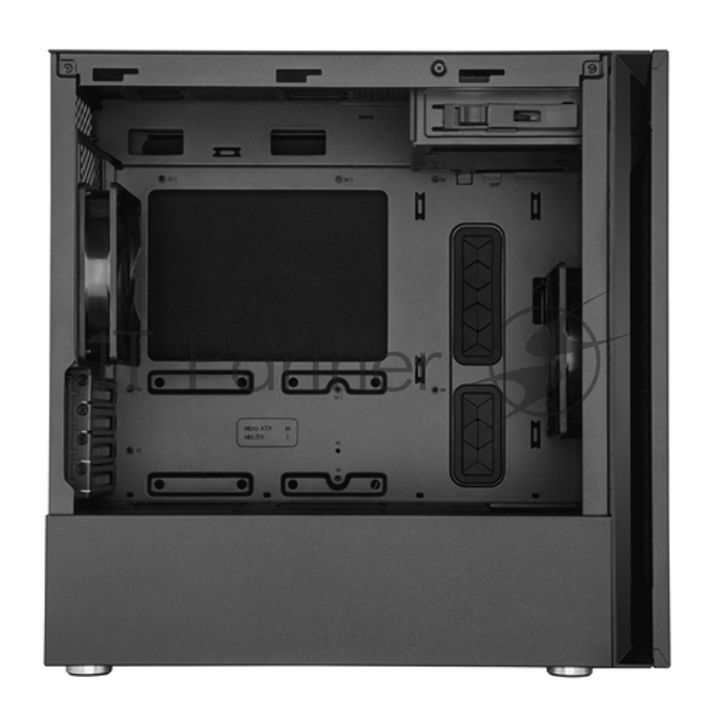 Корпус без БП Cooler Master Silencio S400, USB3.0x2, 1xSD card reader, 2x120 Fan, TG Side Panel, mATX, w/o PSU