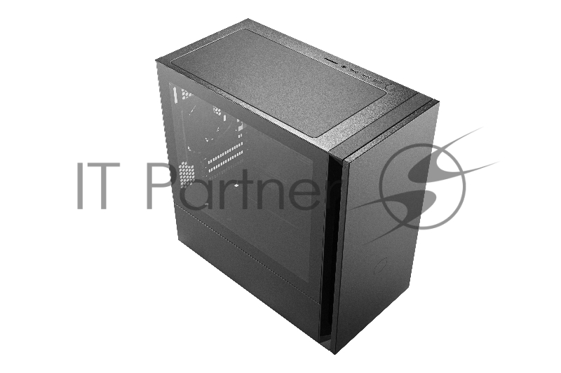 Корпус без БП Cooler Master Silencio S400, USB3.0x2, 1xSD card reader, 2x120 Fan, TG Side Panel, mATX, w/o PSU