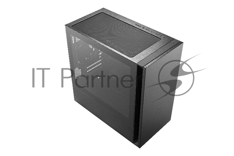 Корпус без БП Cooler Master Silencio S400, USB3.0x2, 1xSD card reader, 2x120 Fan, TG Side Panel, mATX, w/o PSU