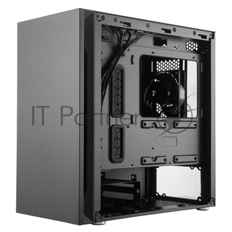 Корпус без БП Cooler Master Silencio S400, USB3.0x2, 1xSD card reader, 2x120 Fan, Steel Side Panel, mATX, w/o PSU