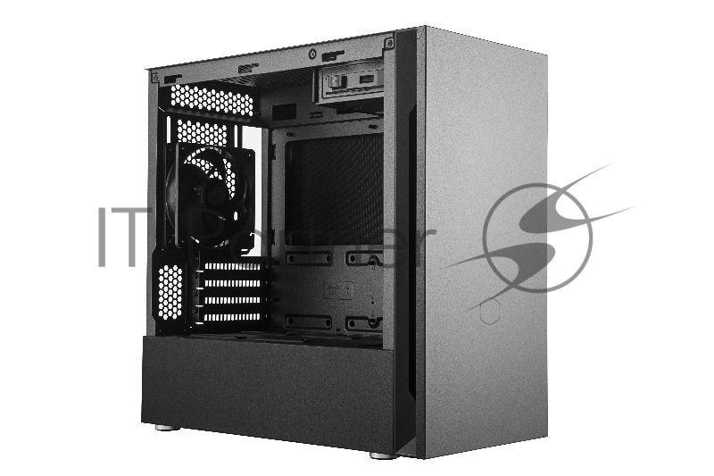 Корпус без БП Cooler Master Silencio S400, USB3.0x2, 1xSD card reader, 2x120 Fan, Steel Side Panel, mATX, w/o PSU