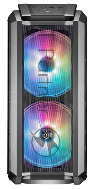 Корпус без БП Cooler Master MasterCase H500P Mesh Gun Metal Grey, USB3.0x2, USB2.0x2, 2x200 ARGBFan, 1x140Fan, Full Tower, w/o PSU