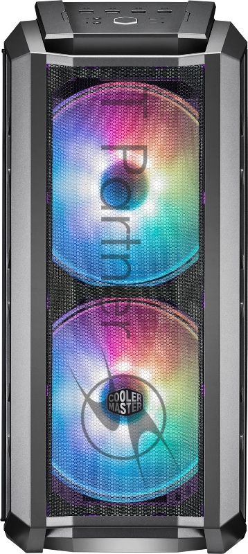 Корпус без БП Cooler Master MasterCase H500P Mesh Gun Metal Grey, USB3.0x2, USB2.0x2, 2x200 ARGBFan, 1x140Fan, Full Tower, w/o PSU