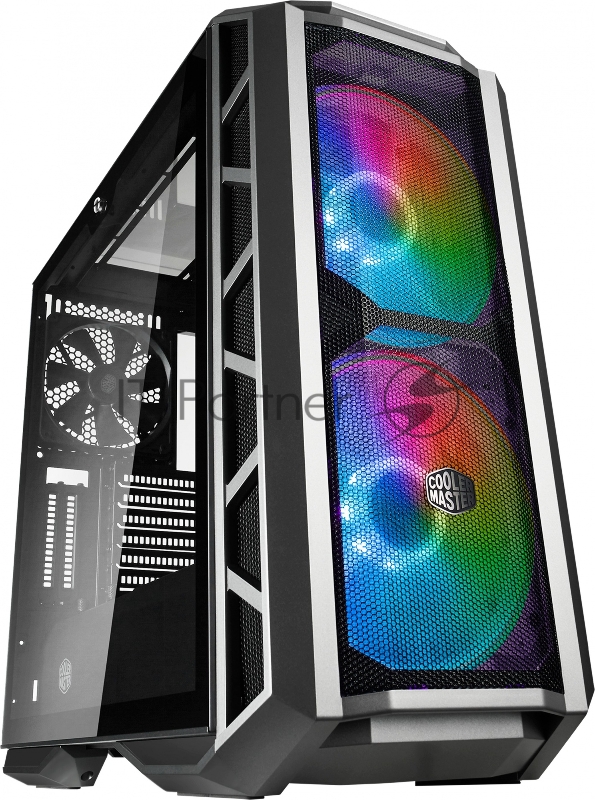 Корпус без БП Cooler Master MasterCase H500P Mesh Gun Metal Grey, USB3.0x2, USB2.0x2, 2x200 ARGBFan, 1x140Fan, Full Tower, w/o PSU