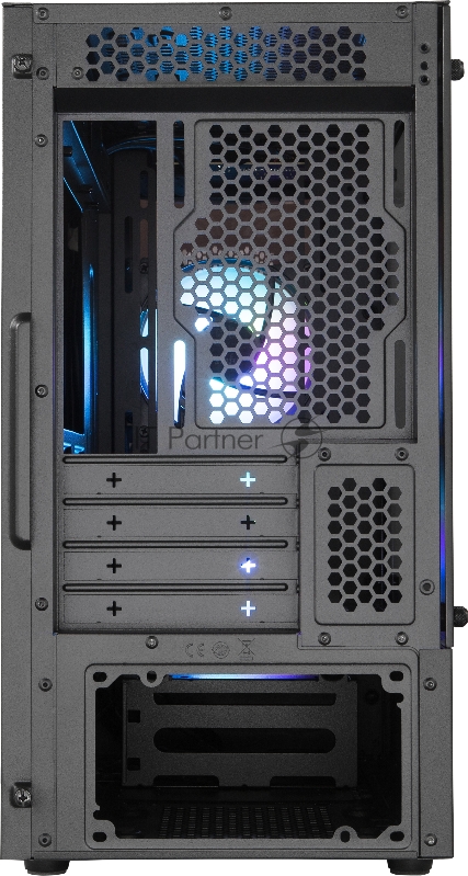 Корпус без блока питания Cooler Master MasterBox MB320L, 2xUSB3.0, 2x120 ARGB Fan, w/o PSU, Black, mATX
