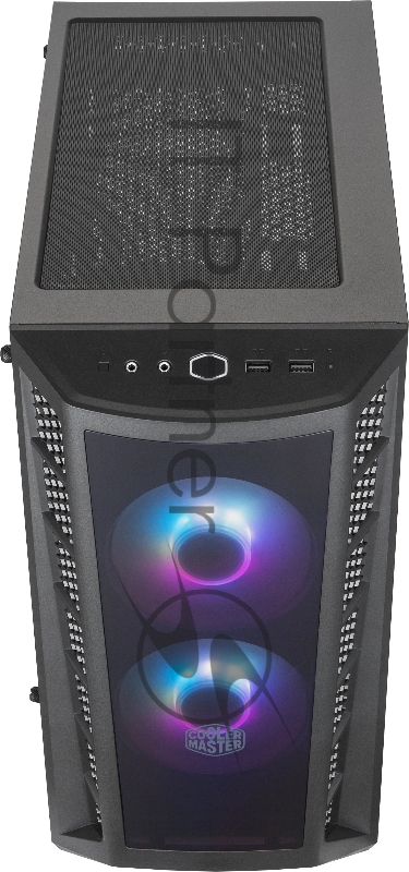 Корпус без блока питания Cooler Master MasterBox MB320L, 2xUSB3.0, 2x120 ARGB Fan, w/o PSU, Black, mATX