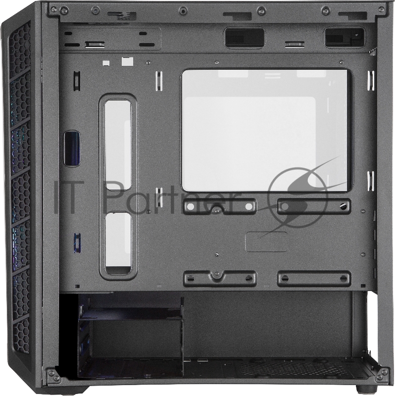 Корпус без блока питания Cooler Master MasterBox MB320L, 2xUSB3.0, 2x120 ARGB Fan, w/o PSU, Black, mATX