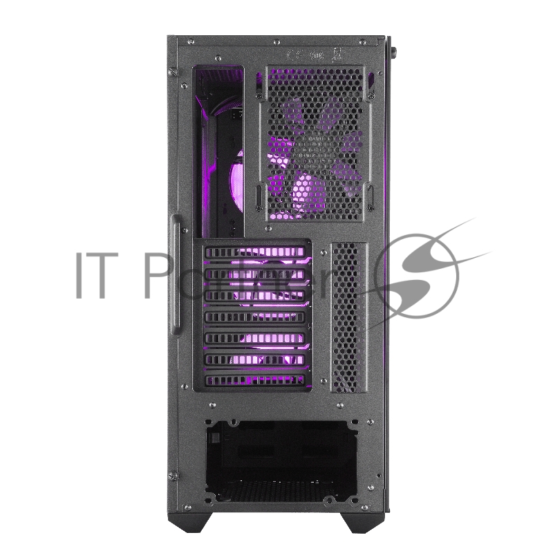 Корпус без БП Cooler Master MasterBox MB511, 2xUSB3.0, 3x120 ARGB fan, RGB controller, 1 to 3 RGB splitter cable, w/o PSU, Black, Black Trim, Mesh Front Panel, ATX