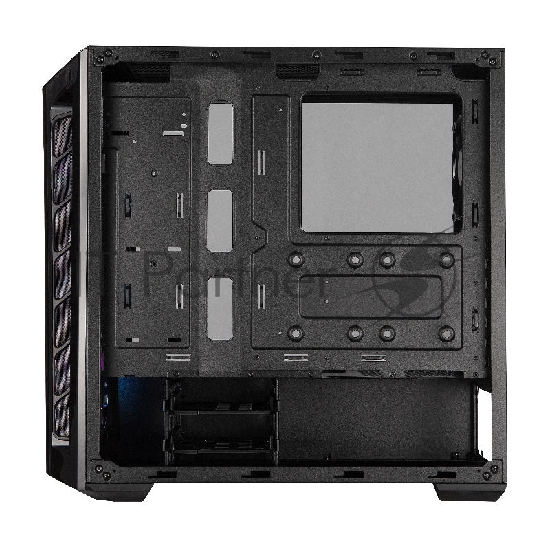Корпус без БП Cooler Master MasterBox MB520, 2xUSB3.0, 1x120 Fan, 3x120 ARGB Fan, RGB controller + 1 to 3 RGB splitter, w/o PSU, Black, Red Trim, DarkMirror Front Panel, ATX