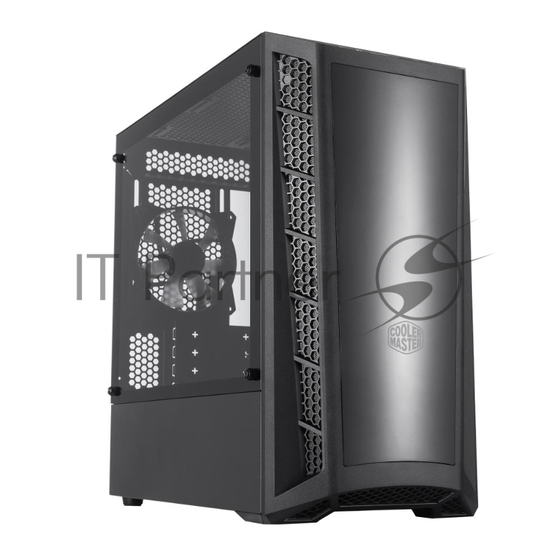 Корпус без блока питания Cooler Master MasterBox MB320L, 2xUSB3.0, 1x120 Fan, w/o PSU, Black, mATX