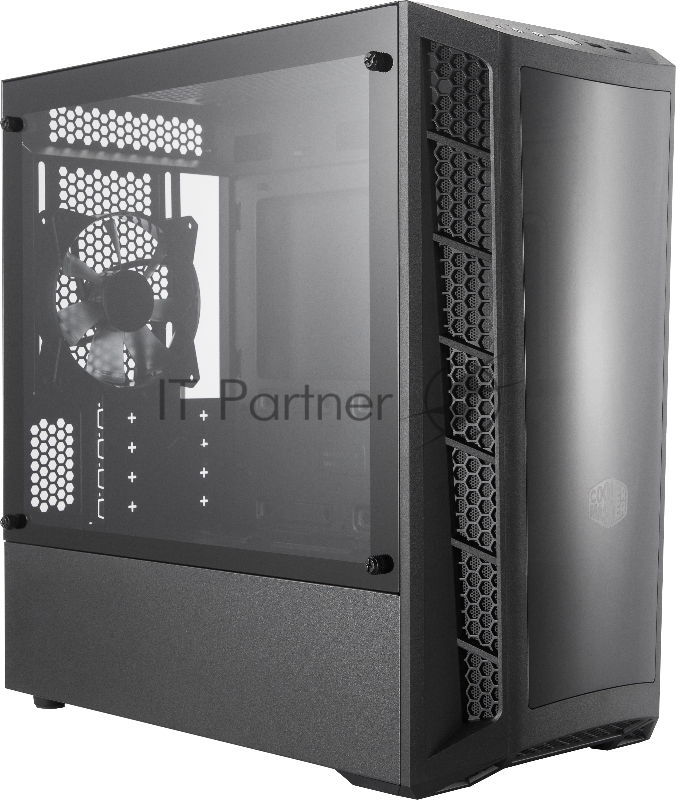 Корпус без блока питания Cooler Master MasterBox MB320L, 2xUSB3.0, 1x120 Fan, w/o PSU, Black, mATX