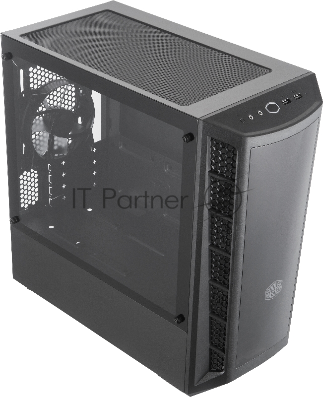 Корпус без блока питания Cooler Master MasterBox MB320L, 2xUSB3.0, 1x120 Fan, w/o PSU, Black, mATX