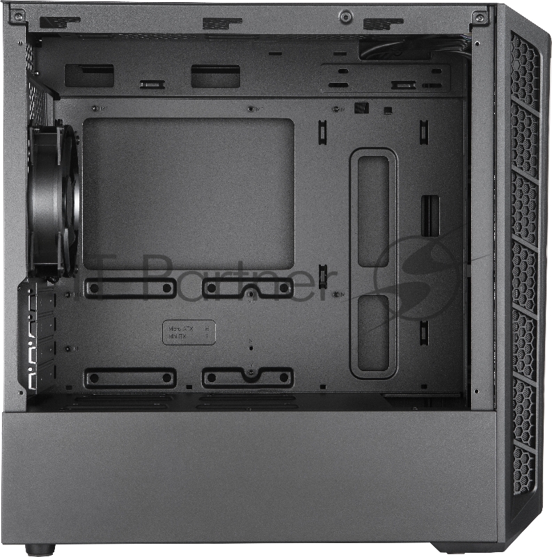 Корпус без блока питания Cooler Master MasterBox MB320L, 2xUSB3.0, 1x120 Fan, w/o PSU, Black, mATX