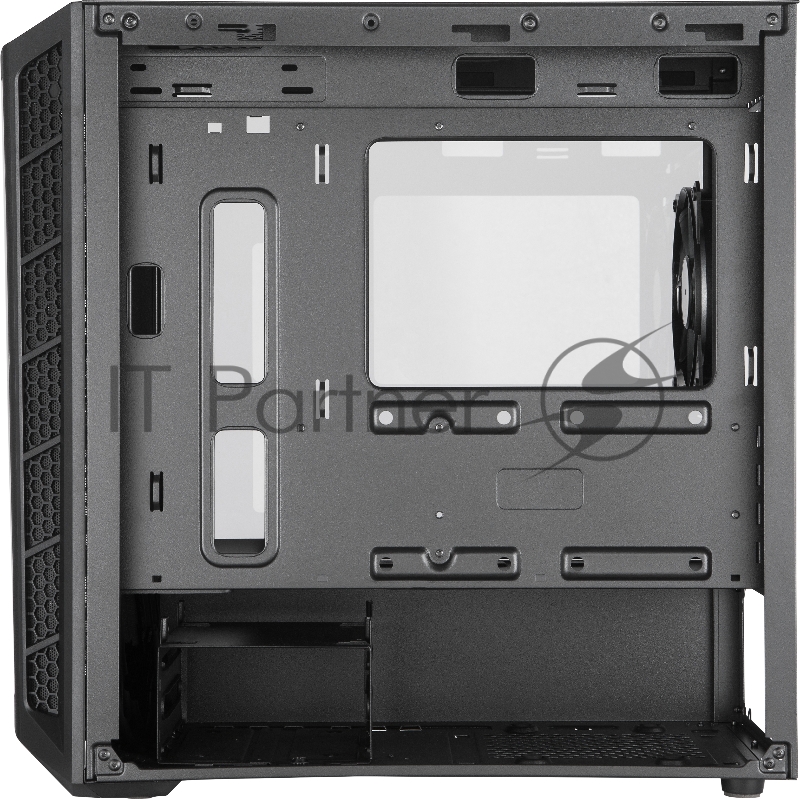 Корпус без блока питания Cooler Master MasterBox MB320L, 2xUSB3.0, 1x120 Fan, w/o PSU, Black, mATX