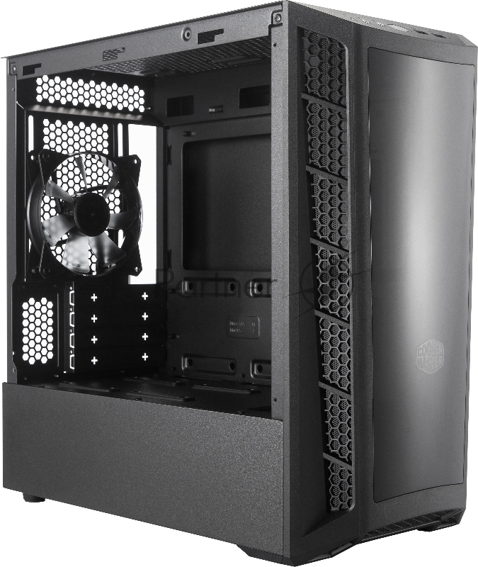 Корпус без блока питания Cooler Master MasterBox MB320L, 2xUSB3.0, 1x120 Fan, w/o PSU, Black, mATX