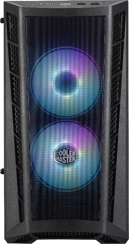 Корпус без блока питания Cooler Master MasterBox MB311L, 2xUSB3.0, 2x120 ARGB Fan, w/o PSU, Black, mATX