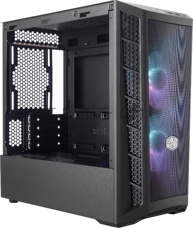 Корпус без блока питания Cooler Master MasterBox MB311L, 2xUSB3.0, 2x120 ARGB Fan, w/o PSU, Black, mATX