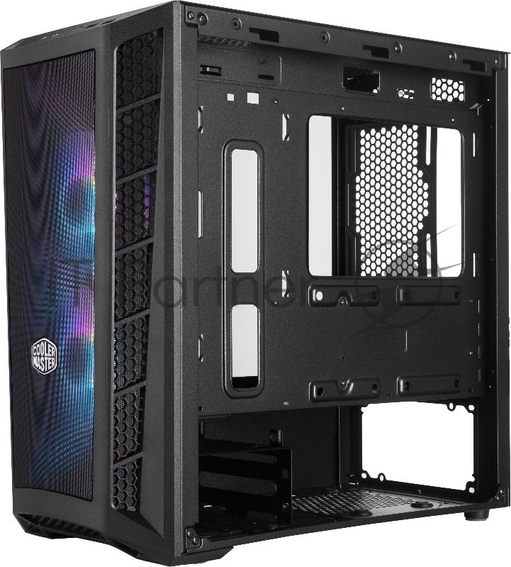 Корпус без блока питания Cooler Master MasterBox MB311L, 2xUSB3.0, 2x120 ARGB Fan, w/o PSU, Black, mATX