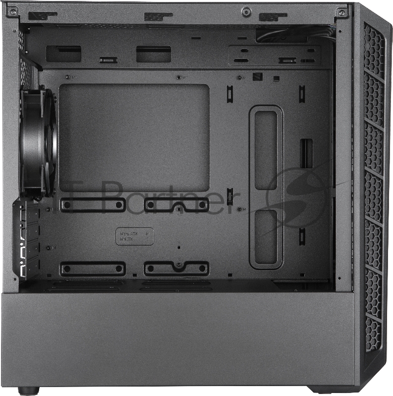 Корпус без блока питания Cooler Master MasterBox MB311L, 2xUSB3.0, 1x120 Fan, w/o PSU, Black, mATX
