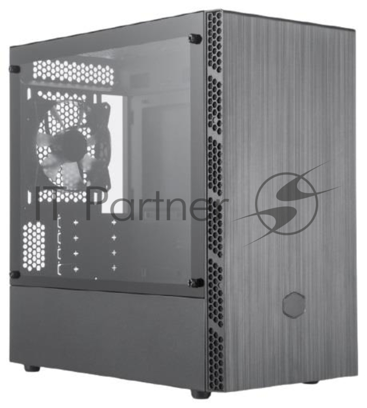 Корпус Cooler Master MasterBox MB400L w/o ODD TG MCB-B400L-KGNN-S00 mATX, Brushed Front Panel, Mesh Intakes, Tempered Glass side panel