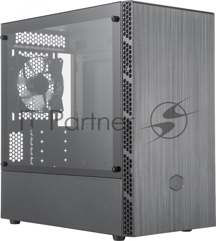 Корпус Cooler Master MasterBox MB400L w/o ODD TG MCB-B400L-KGNN-S00 mATX, Brushed Front Panel, Mesh Intakes, Tempered Glass side panel