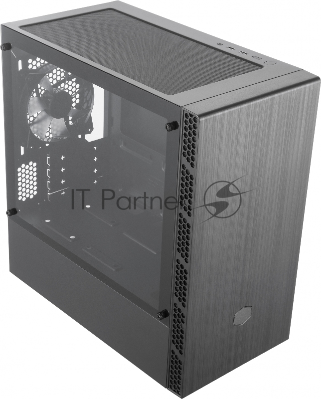 Корпус Cooler Master MasterBox MB400L w/o ODD TG MCB-B400L-KGNN-S00 mATX, Brushed Front Panel, Mesh Intakes, Tempered Glass side panel
