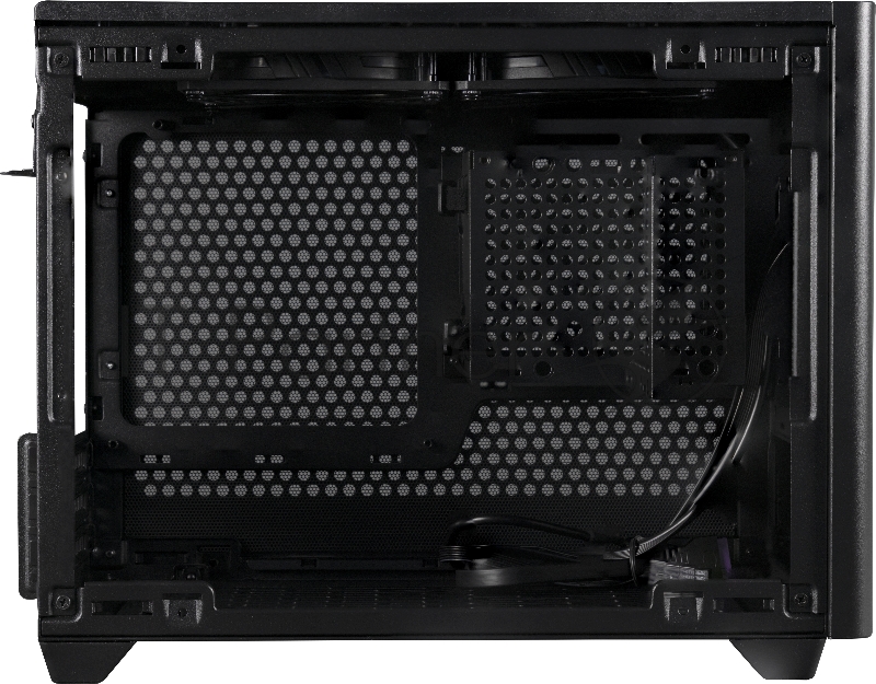 Корпус Cooler Master MasterCase NR200P, USB3.0x2, 1x92 Fan, 2x120 Fan, Black, TG panel, w/o PSU, mITX