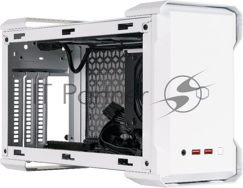 Корпус с блоком питания 650 Ватт Cooler Master MasterCase NC100, USB3.2x2, 2x92 Fan, White, SFX 650 Watt Gold PSU